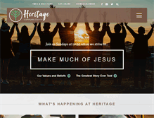 Tablet Screenshot of heritagecommunity.org